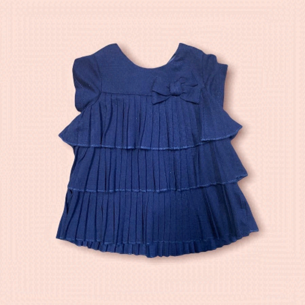 𝅺first Impression Navy Blue Baby Dress
